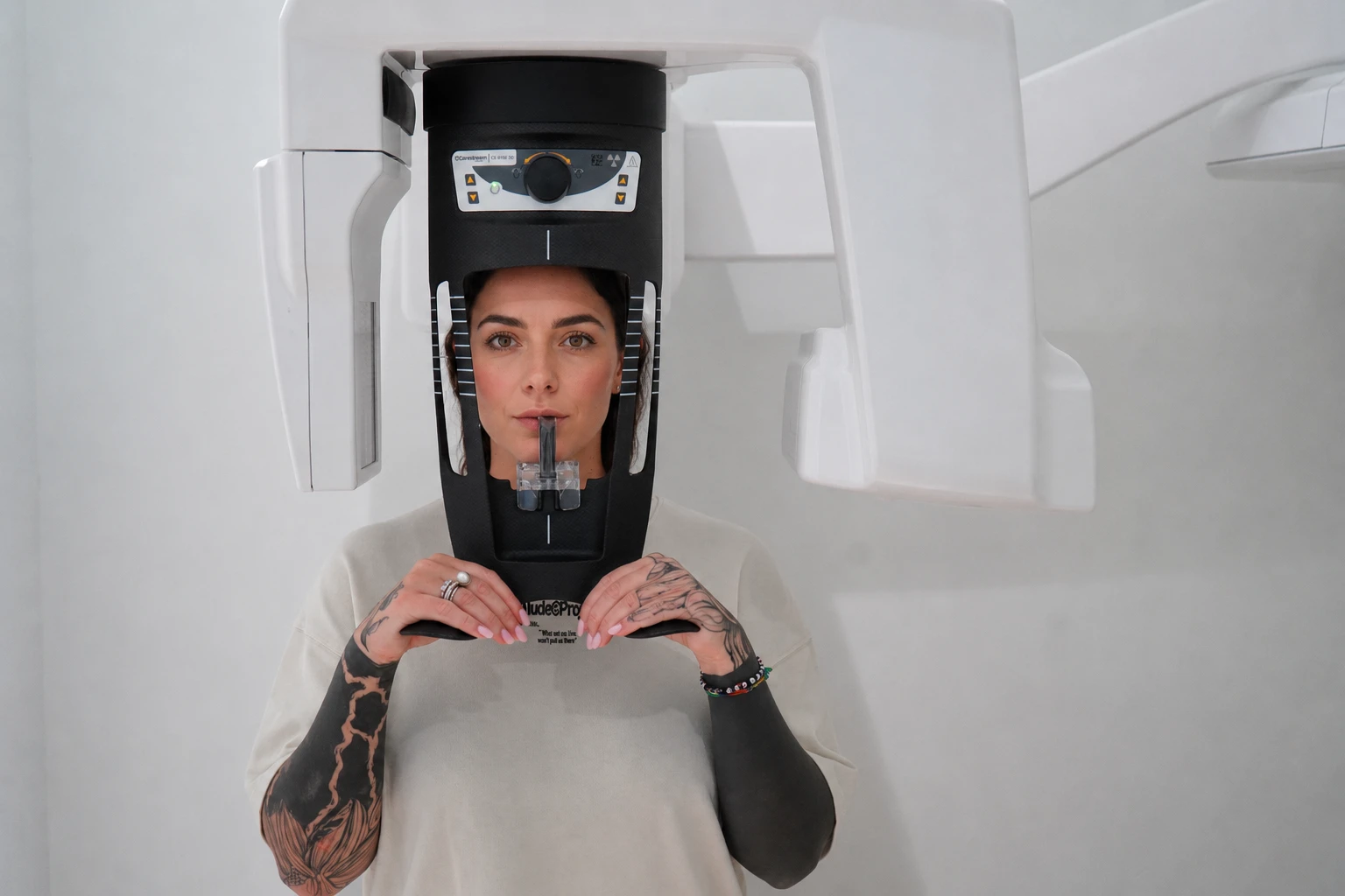 Esame CBCT tridimensionale visualizzato su tablet
